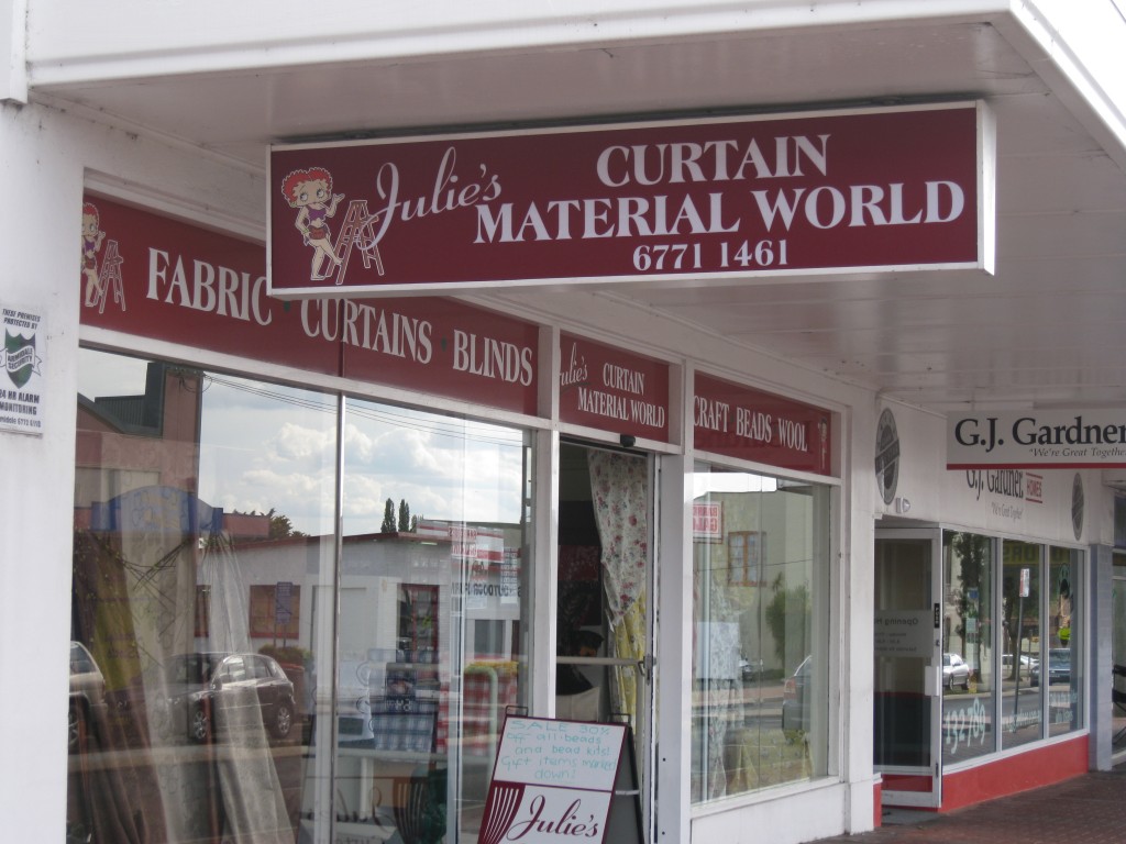 Julie's Curtain Material World